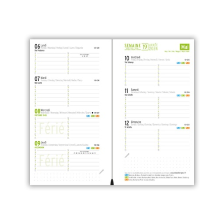 Agenda de poche publicitaire souple Faro (90 x 160 mm) Agenda de poche publicitaire souple Faro (90 x 160 mm)