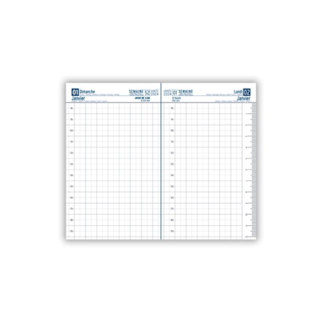 Agenda publicitaire Chantier (85 x 140 mm)