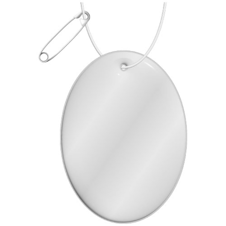 Attache réfléchissante personnalisable ovale en TPU H-12 RFX™ Attache réfléchissante personnalisable ovale en TPU H-12 RFX™