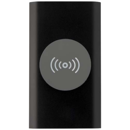 Batterie de secours personnalisé sans fil en aluminium recyclé Juice type-C de 4&nbsp;000&nbsp;mAh