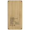 Batterie de secours publicitaire solaire Alata de 8 000 mAh en bambou Batterie de secours publicitaire solaire Alata de 8 000 mAh en bambou