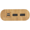 Batterie externe personnalisable Tulda de 20,000 mAh en bambou Batterie externe personnalisable Tulda de 20,000 mAh en bambou