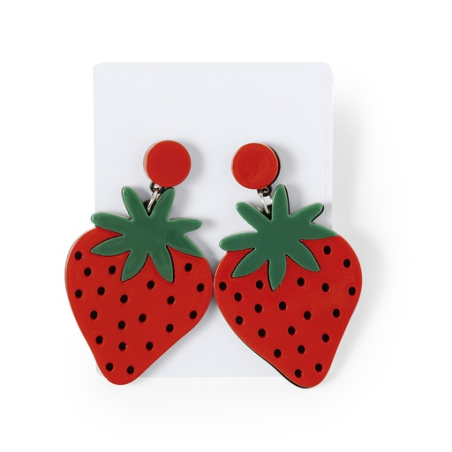 Boucles d'oreilles personnalisés en acrylique fermeture clip Kely Boucles d'oreilles personnalisés en acrylique fermeture clip Kely