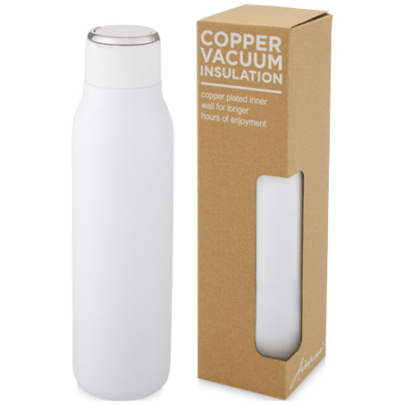 Bouteille isotherme personnalisable Marka 600 ml avec boucle métallique Bouteille isotherme personnalisable Marka 600 ml avec boucle métallique