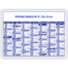 Calendrier bancaire sous-mains personnalisé - 55 x 40,5 cm - Chronos Calendrier bancaire sous-mains personnalisé - 55 x 40,5 cm - Chronos