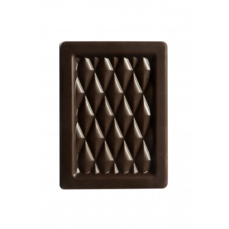 Calendrier de l'avent personnalisable cubique - 24 carrés de chocolats saveurs mixte