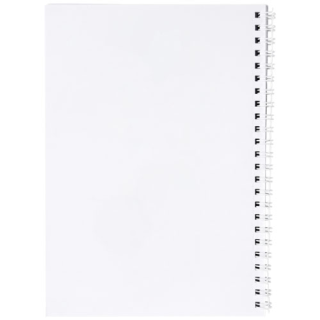 Carnet personnalisable Desk-Mate® A5 à spirales avec couverture rigide Carnet personnalisable Desk-Mate® A5 à spirales avec couverture rigide