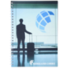 Carnet personnalisable Desk-Mate® A5 à spirales avec couverture rigide Carnet personnalisable Desk-Mate® A5 à spirales avec couverture rigide