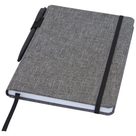 Carnet personnalisable Orin A5 avec sa couverture en tissu recyclé et papier recyclé Carnet personnalisable Orin A5 avec sa couverture en tissu recyclé et papier recyclé