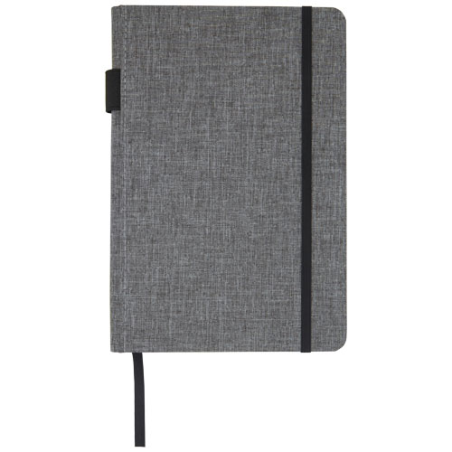 Carnet personnalisable Orin A5 avec sa couverture en tissu recyclé et papier recyclé Carnet personnalisable Orin A5 avec sa couverture en tissu recyclé et papier recyclé