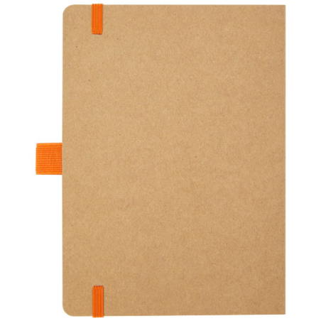 Carnet A5 personnalisé Berk avec sa couverture souple en papier recyclé et sa boucle pour stylo