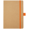 Carnet A5 personnalisé Berk avec sa couverture souple en papier recyclé et sa boucle pour stylo