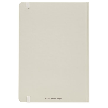 Carnet personnalisé couverture rigide A5 avec page en papier de pierre ligné - K’arst Carnet personnalisé couverture rigide A5 avec page en papier de pierre ligné - K’arst