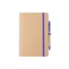 Carnet A5 personnalisé en carton recyclé et son stylo Esteka Carnet A5 personnalisé en carton recyclé et son stylo Esteka