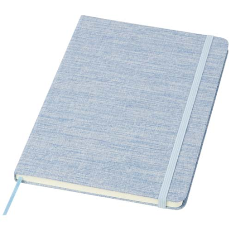 Carnet A5 personnalisé ligné à couverture rigide finition coton recyclé - Ramona Carnet A5 personnalisé ligné à couverture rigide finition coton recyclé - Ramona