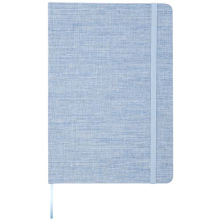 Carnet A5 personnalisé ligné à couverture rigide finition coton recyclé - Ramona Carnet A5 personnalisé ligné à couverture rigide finition coton recyclé - Ramona