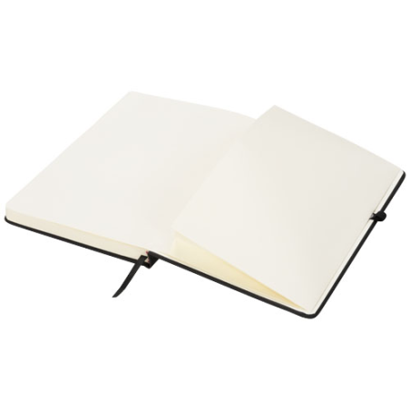 Carnet A5 publicitaire couverture douce boucle pour stylo et pochette intérieure - Rivista