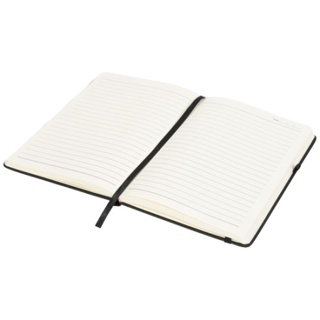 Carnet A5 publicitaire couverture douce boucle pour stylo et pochette intérieure - Rivista