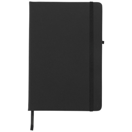Carnet A5 publicitaire couverture douce boucle pour stylo et pochette intérieure - Rivista