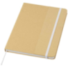 Carnet A5 personnalisable à couverture rigide Nelida en carton recyclé Carnet A5 personnalisable à couverture rigide Nelida en carton recyclé