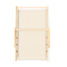 Chaise pliante personnalisable pour chat en bois et toile Diny Chaise pliante personnalisable pour chat en bois et toile Diny