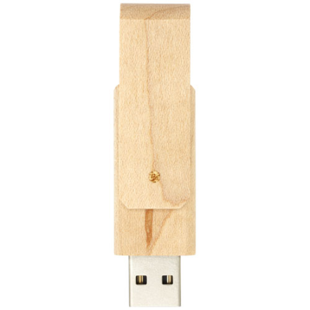 Clé USB personnalisée Rotate en bois 1 à 64 GB