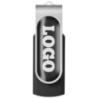 Clé USB personnalisée rotative avec doming gravure ou tampographie Clé USB personnalisée rotative avec doming gravure ou tampographie