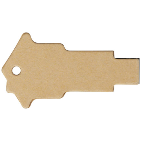 Clé USB&nbsp;personnalisable 2.0 en papier recyclé en forme de maison