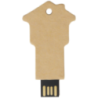 Clé USB personnalisable 2.0 en papier recyclé en forme de maison Clé USB personnalisable 2.0 en papier recyclé en forme de maison