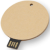 Clé USB personnalisée 2.0 ronde en papier recyclé Clé USB personnalisée 2.0 ronde en papier recyclé