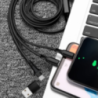 Câble de charge 20W personnalisable 4 en 1 en matériaux recyclés - Renkei Câble de charge 20W personnalisable 4 en 1 en matériaux recyclés - Renkei