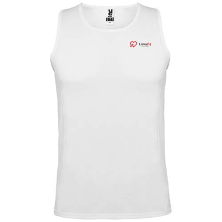 Débardeur de sport publicitaire en polyester 140g/m² Andre pour enfant - 3 à 12 ans