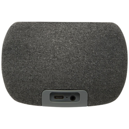 Enceinte Bluetooth® personnalisée et tapis de charge sans fil Ecofiber en bambou/RPET