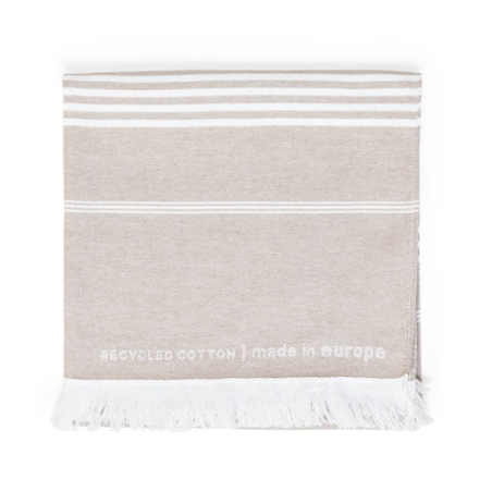 Fouta personnalisable en polycoton recyclé 250g/m2 Tayler Fouta personnalisable en polycoton recyclé 250g/m2 Tayler
