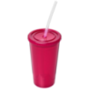 Gobelet isotherme personnalisé avec une paille Stadium 350 ml Gobelet isotherme personnalisé avec une paille Stadium 350 ml