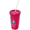 Gobelet isotherme personnalisé avec une paille Stadium 350 ml Gobelet isotherme personnalisé avec une paille Stadium 350 ml