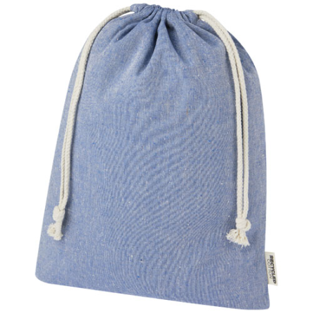 Grande pochette cadeau Pheebs en coton recyclé GRS 150 g/m² de 4 L Grande pochette cadeau Pheebs en coton recyclé GRS 150 g/m² de 4 L