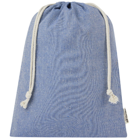 Grande pochette cadeau Pheebs en coton recyclé GRS 150 g/m² de 4 L Grande pochette cadeau Pheebs en coton recyclé GRS 150 g/m² de 4 L