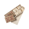 Jeu de carte personnalisé et dominos en bois Halin Jeu de carte personnalisé et dominos en bois Halin