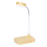 Lampe publicitaire en bambou avec chargeur sans fil 15w Gregal Lampe publicitaire en bambou avec chargeur sans fil 15w Gregal