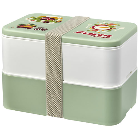 Lunch box personnalisable à double bloc MIYO Renew 1,4L Lunch box personnalisable à double bloc MIYO Renew 1,4L