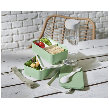 Lunch box personnalisable à double bloc MIYO Renew 1,4L Lunch box personnalisable à double bloc MIYO Renew 1,4L