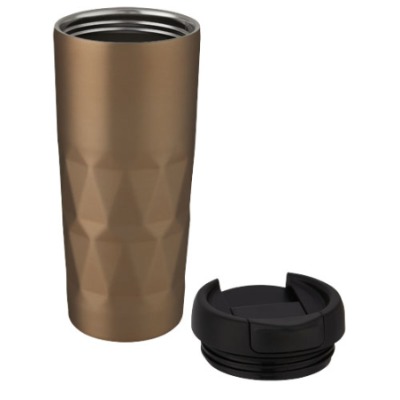 Mug istoherme personnalisable Prism de 450&nbsp;ml en inox