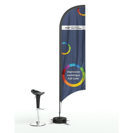 Oriflamme personnalisé Wind 3.5m Oriflamme personnalisé Wind 3.5m