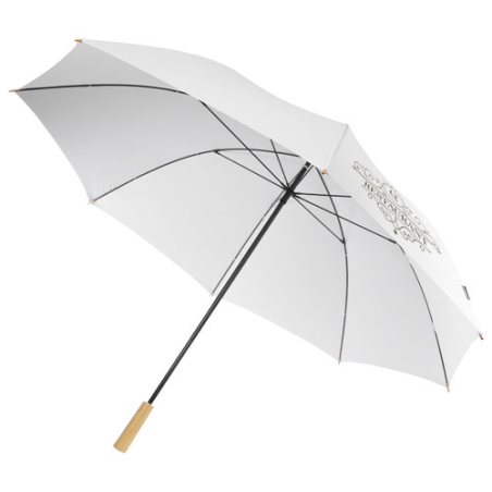 Parapluie de golf personnalisé resitant au vent en PET recyclé - Ø130cm - Romee