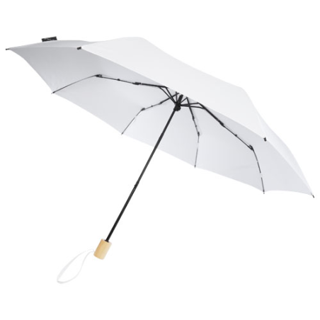 Parapluie pliable & tempête publicitaire en PET recyclé - Ø98cm - Birgit