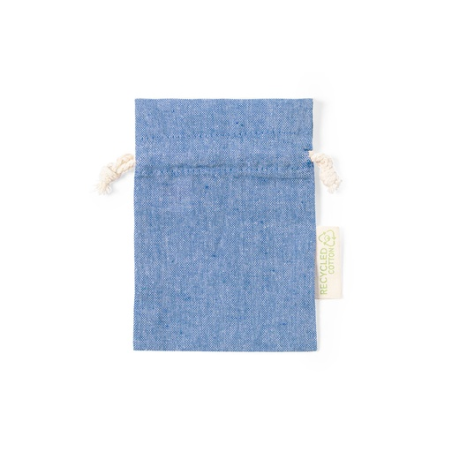 Pochette publicitaire en coton recyclé GRS 10 x 14 cm Dratinix Pochette publicitaire en coton recyclé GRS 10 x 14 cm Dratinix