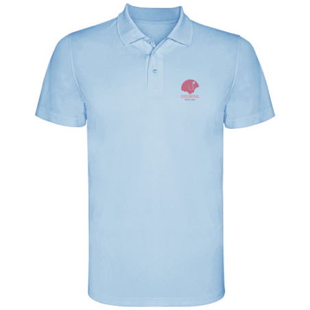Polo sport personnalisable Monzha en polyester 150g/m² pour enfant - 4 à 12 ans