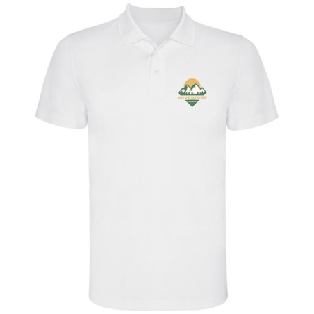 Polo sport personnalisable Monzha en polyester 150g/m² pour homme - S à 3XL