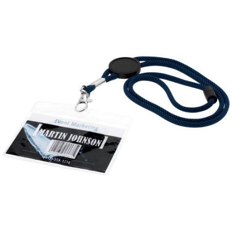 Porte-badge personnalisable transparent Serge Porte-badge personnalisable transparent Serge